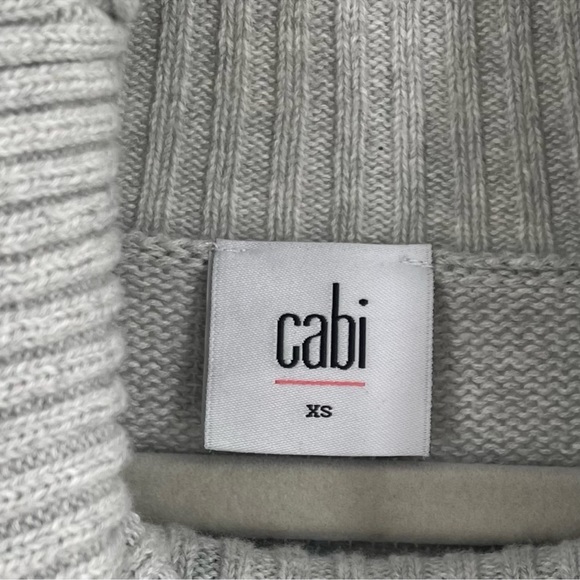Cabi Cowl Neck Poncho Sweater Size X Small Style 3003 Gray Oversized - Picture 6 of 7